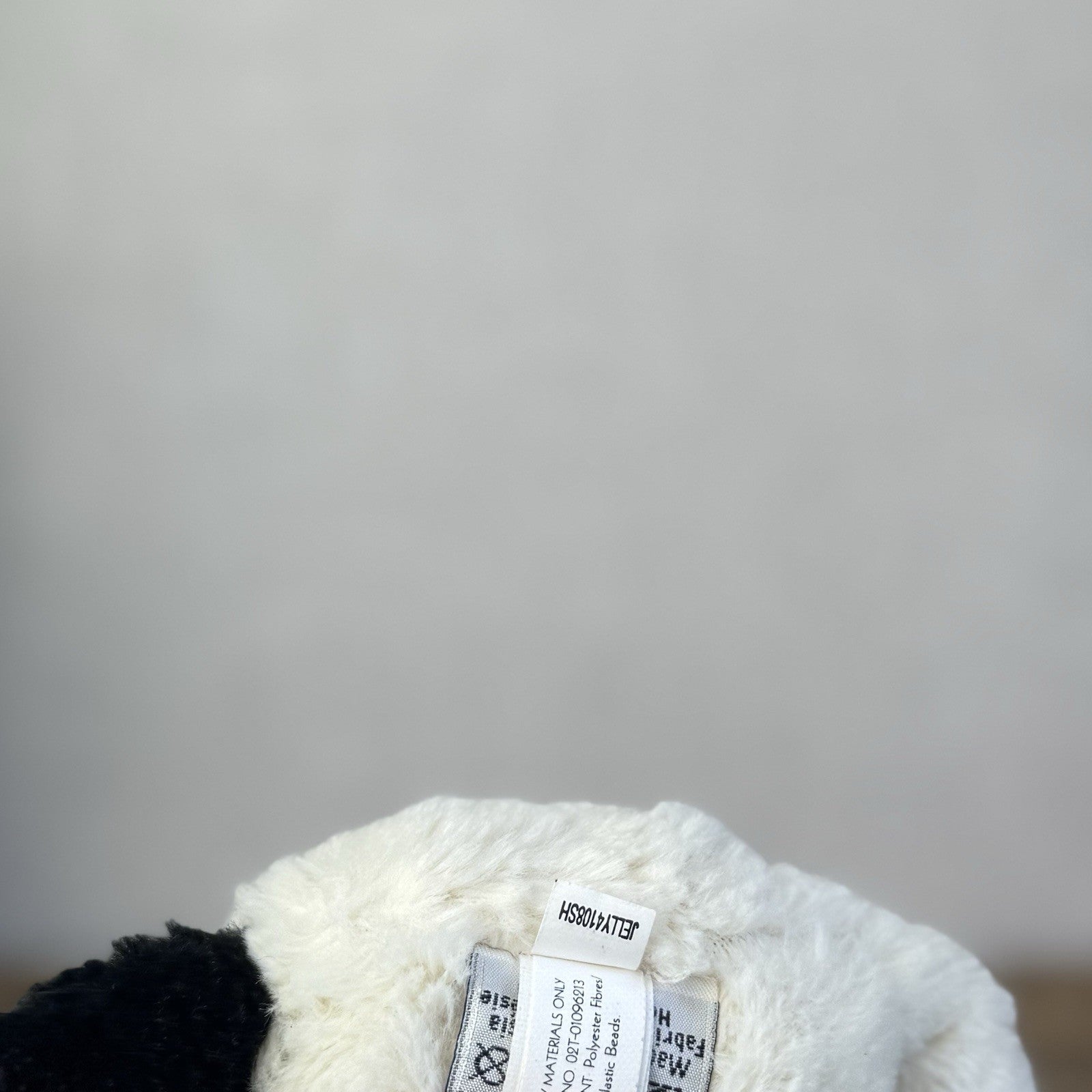 Jellycat Pitterpat Puppy Dog - Long Leg Puppy Jellycat - Black & Cream Puppy 14"