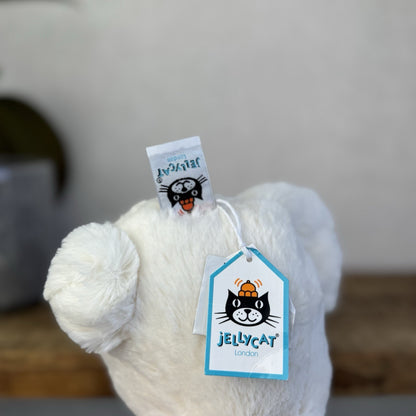 Jellycat Medium Cream Bashful Rabbit - Cream Off White Medium Bunny 12” New Tags