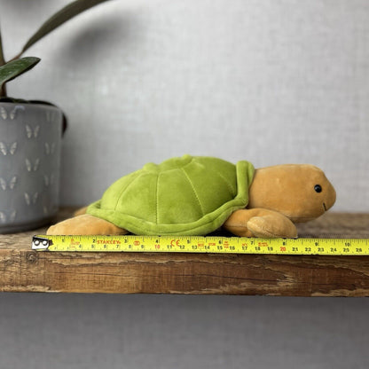 Jellycat Large CeeCee Turtle - Large Velour Turtle Beanie Plush Retired Sea 12"