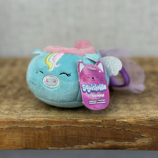 Squishmallow Squishville - Unicorn Carriage Vehicle With Accessory & Tags New