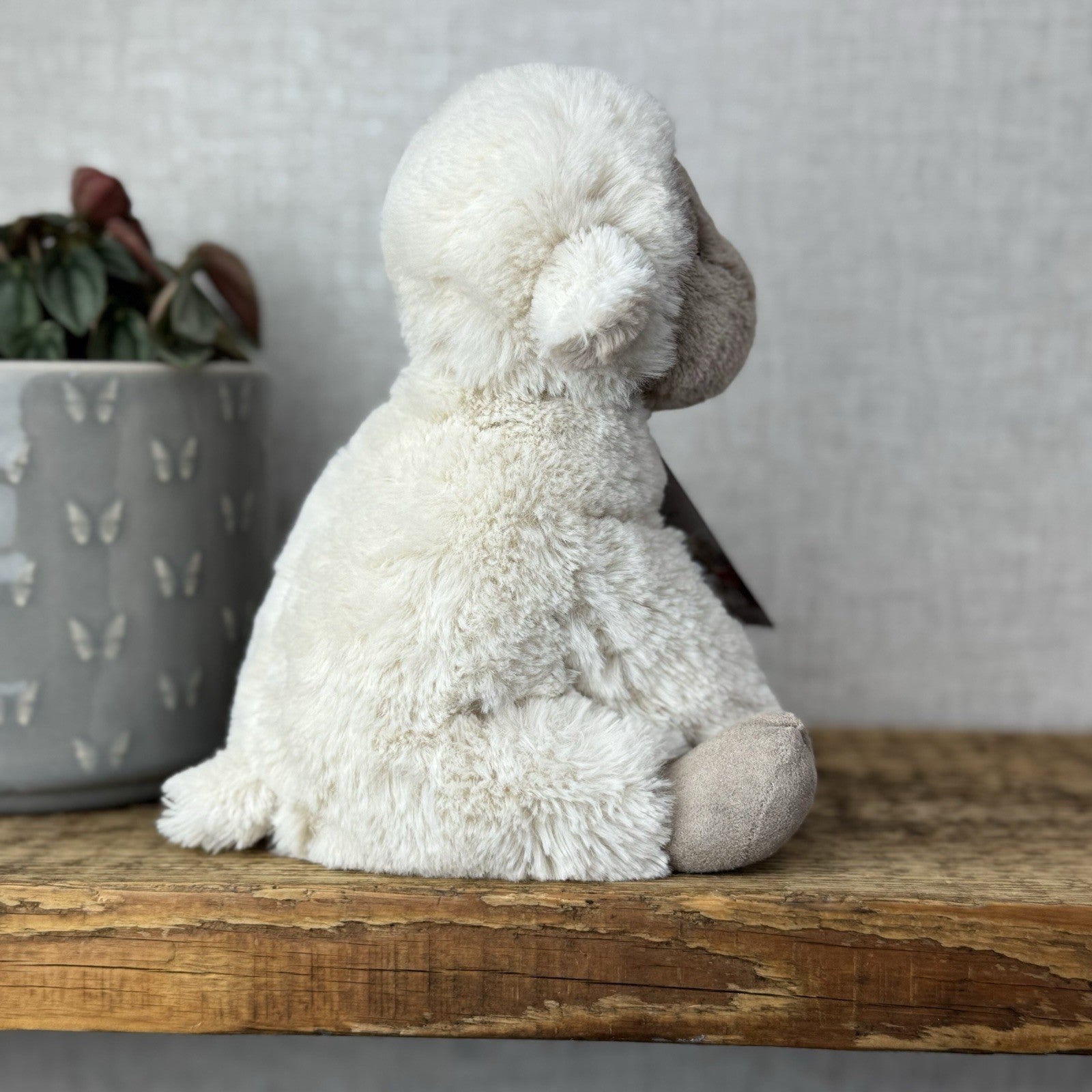 Jellycat Small Libby Lamb - Small Fluffy Lamb Soft Toy Sitting Retired 8"