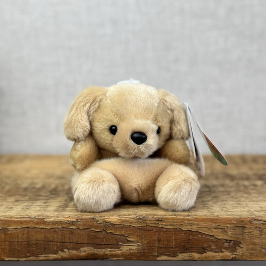 Aurora Sunny Lab - Small Labrador Soft Toy Mini - Palm Pals Mini Beanbag Plush