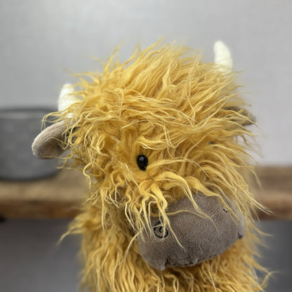 Jellycat Medium Special Truffles Highlands Cow -New With Tags 14”