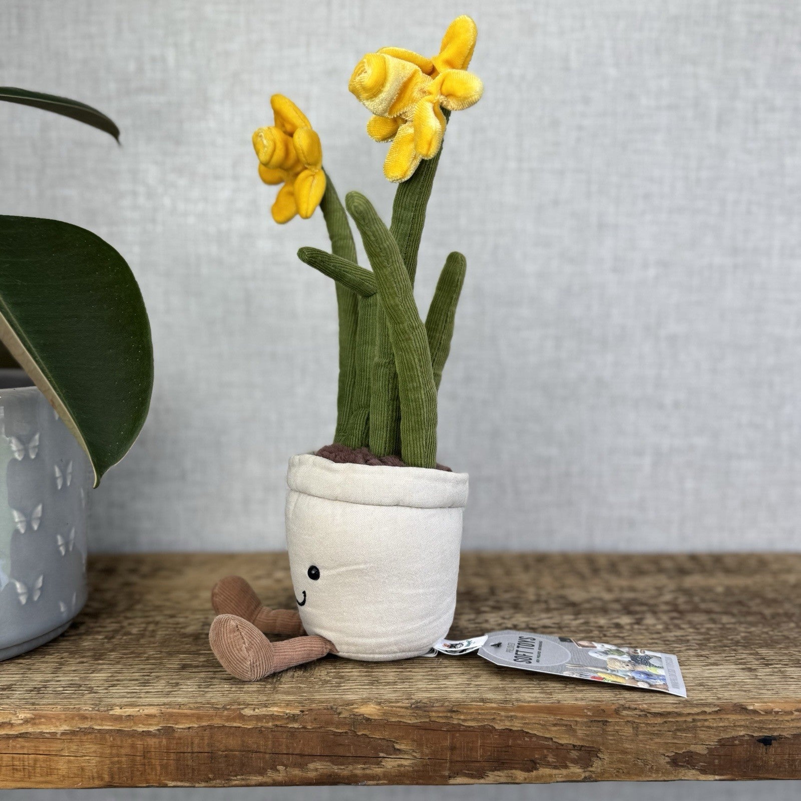 Jellycat Amuseable Daffodil Plant Pot - Retired Soft Toy Flower Pot Plush Medium