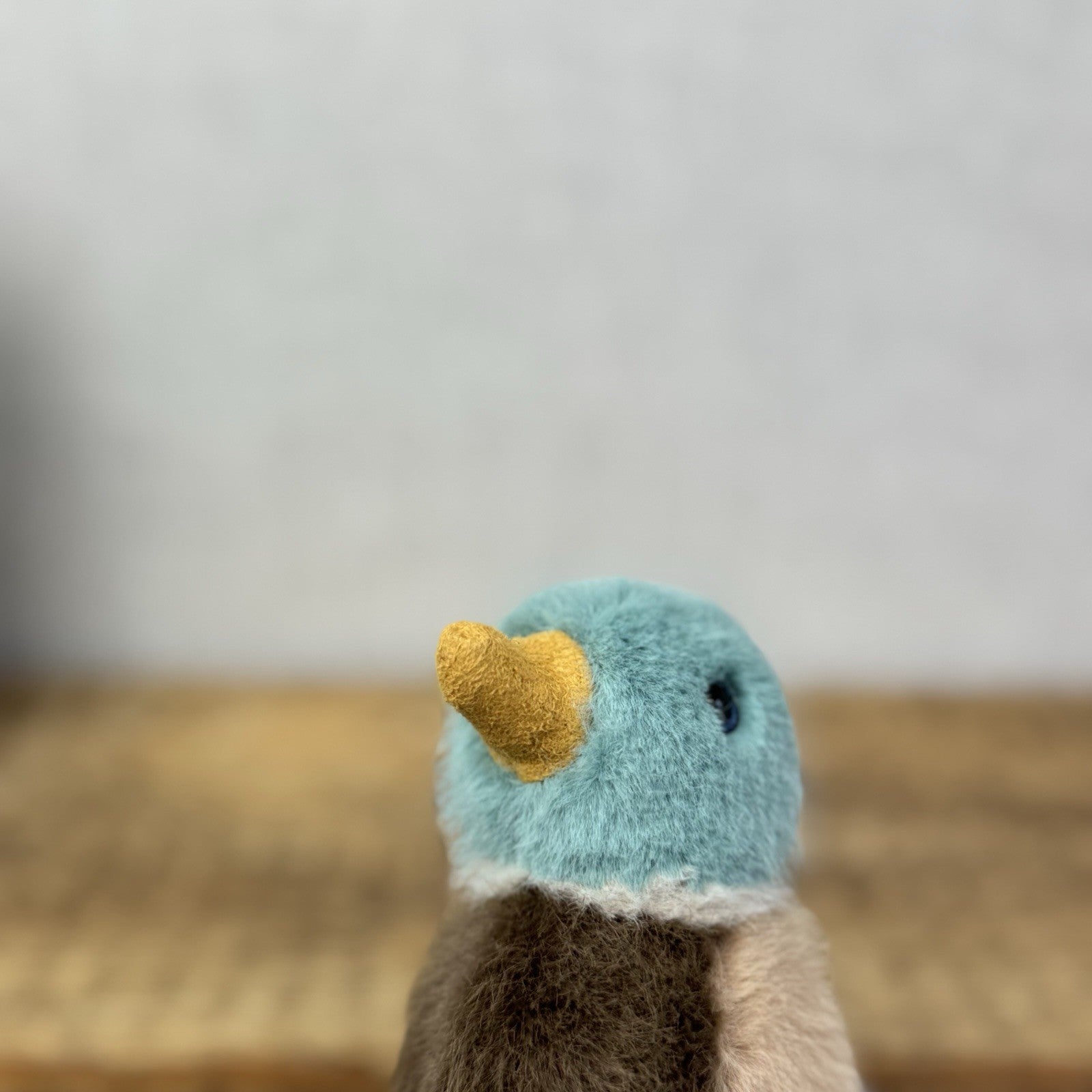 Jellycat Birdling Duck - Mallard Pocket Size Fluffy Bird Soft Toy Retired 5"