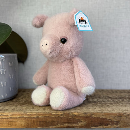 Jellycat Beepi Pig - Medium Fluffy Pig Beanie Soft Toy Cute Farm Plush 12"