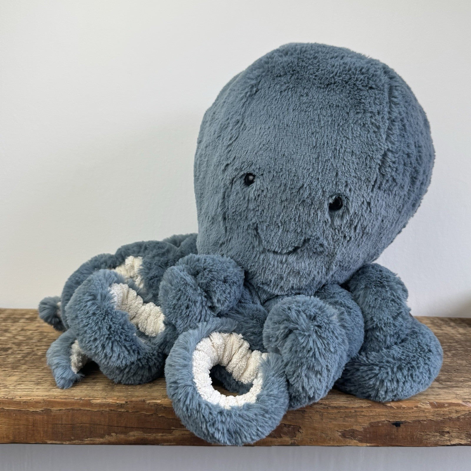 Jellycat Large Storm Octopus - Navy Large Octopus Beanie Retired Blue 20”