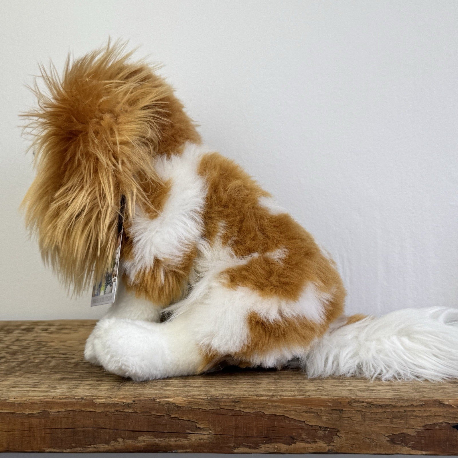 Living Nature King Charles Spaniel Puppy Medium Stuffed Realitic Soft Dog 10"