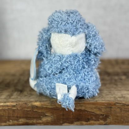 Blue Nose Friends Pearl The Poodle #39 - Mini Curly Hair Dog Holding Heart 5"