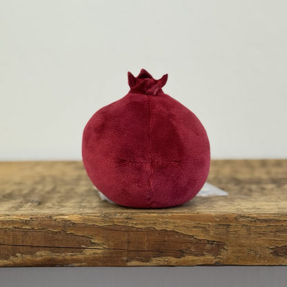 Jellycat Fabulous Fruit Pomegranate - Small Velour Beanie Fruit Retired Plush 4"