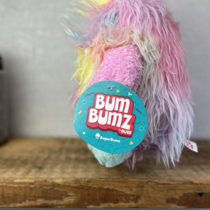 Russ Chloe The Cotton Candy BumBumz Plush Toy - Cotton Candy Plush Beanie 8" NWT