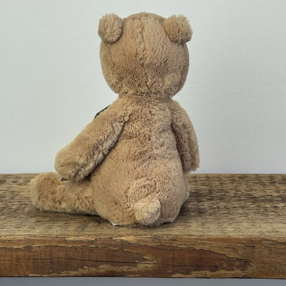 Jellycat Small Puffles Bear - Small Golden Beanie Bear Soft Toy Retired 8"