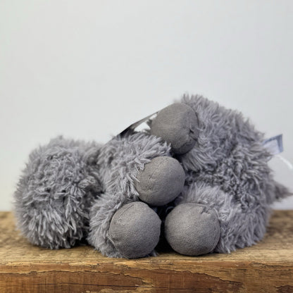Jellycat Curvie Hippo - Grey Fluffy Beanie Chunky Hippo Plush Retired 9"