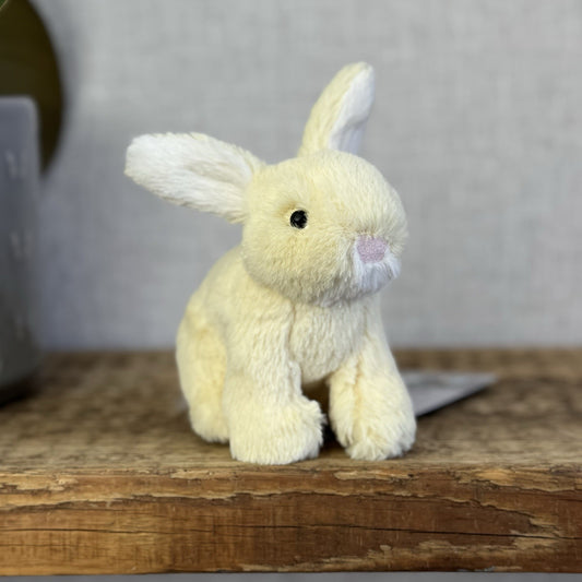 Jellycat Tiny Minilop Lemon Bunny - Yellow Rabbit Soft Toy Beanie Retired 5"