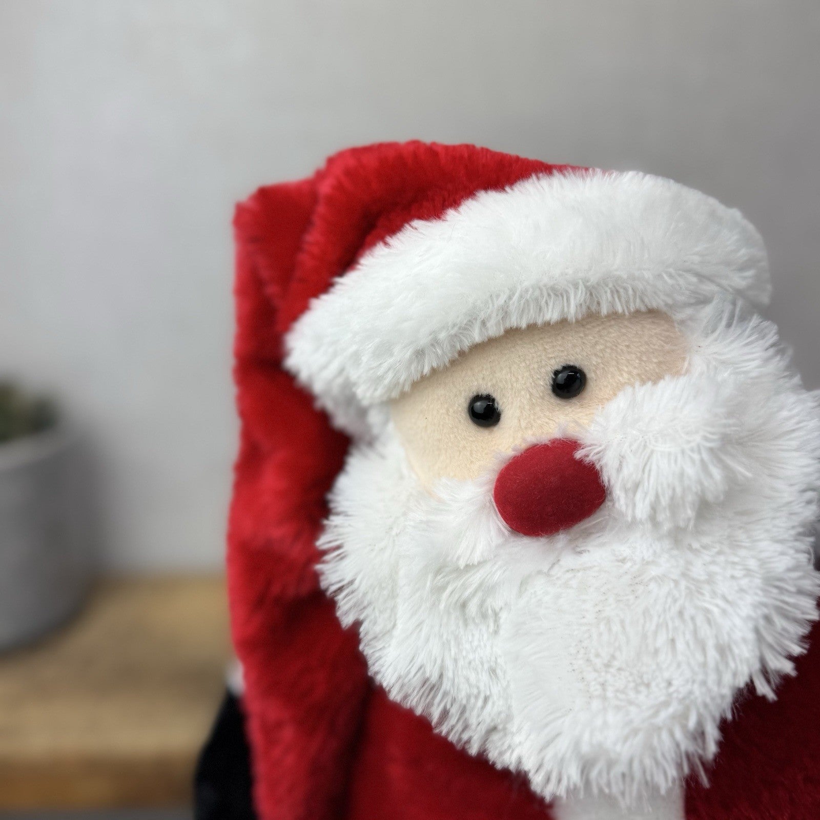 John Lewis Large Fluffy Santa - Father Christmas Large Soft Toy Retired 16"