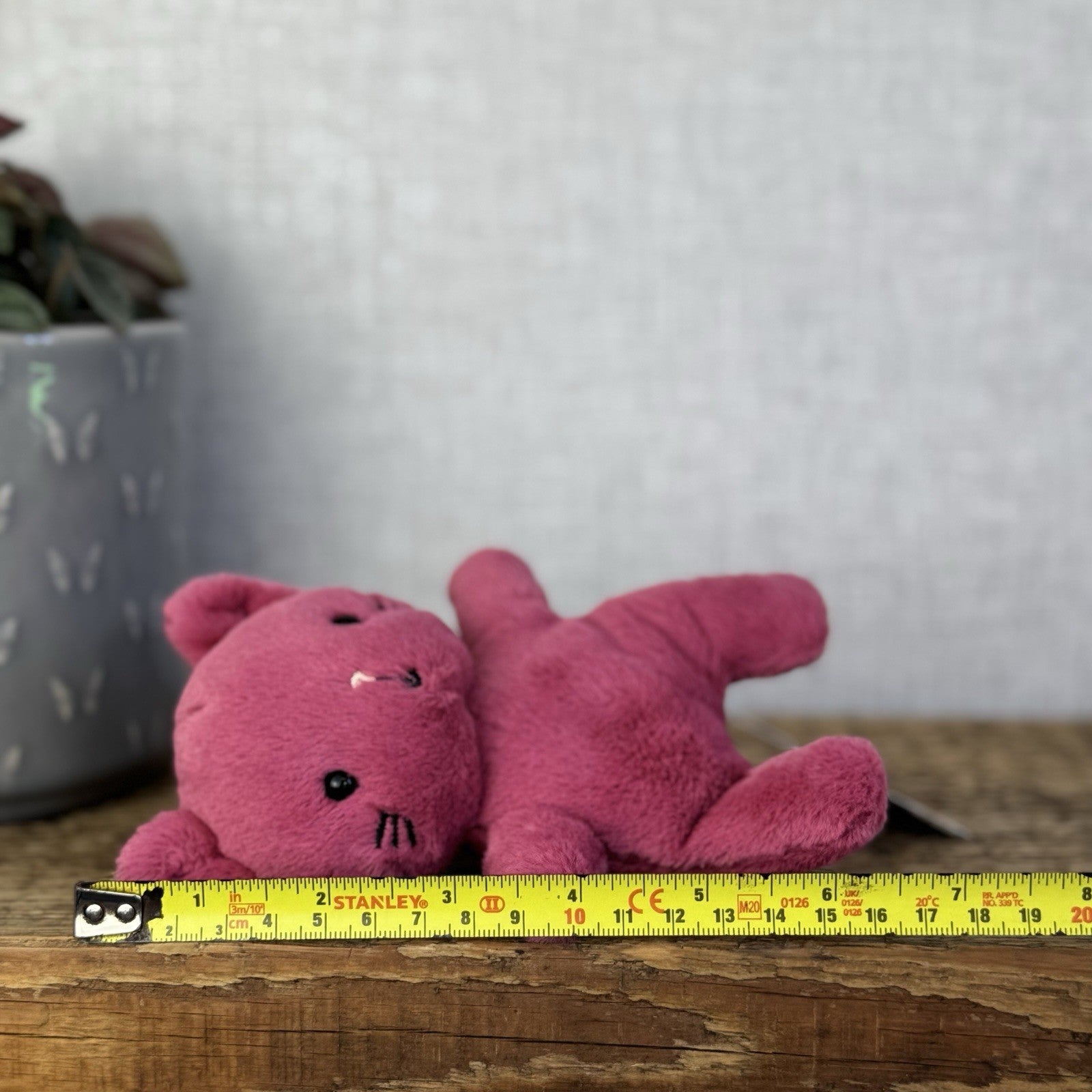 Jellycat Sweetsicle Cat - Tiny Pink Rabbit Plush Beanie New Without Tags 5"