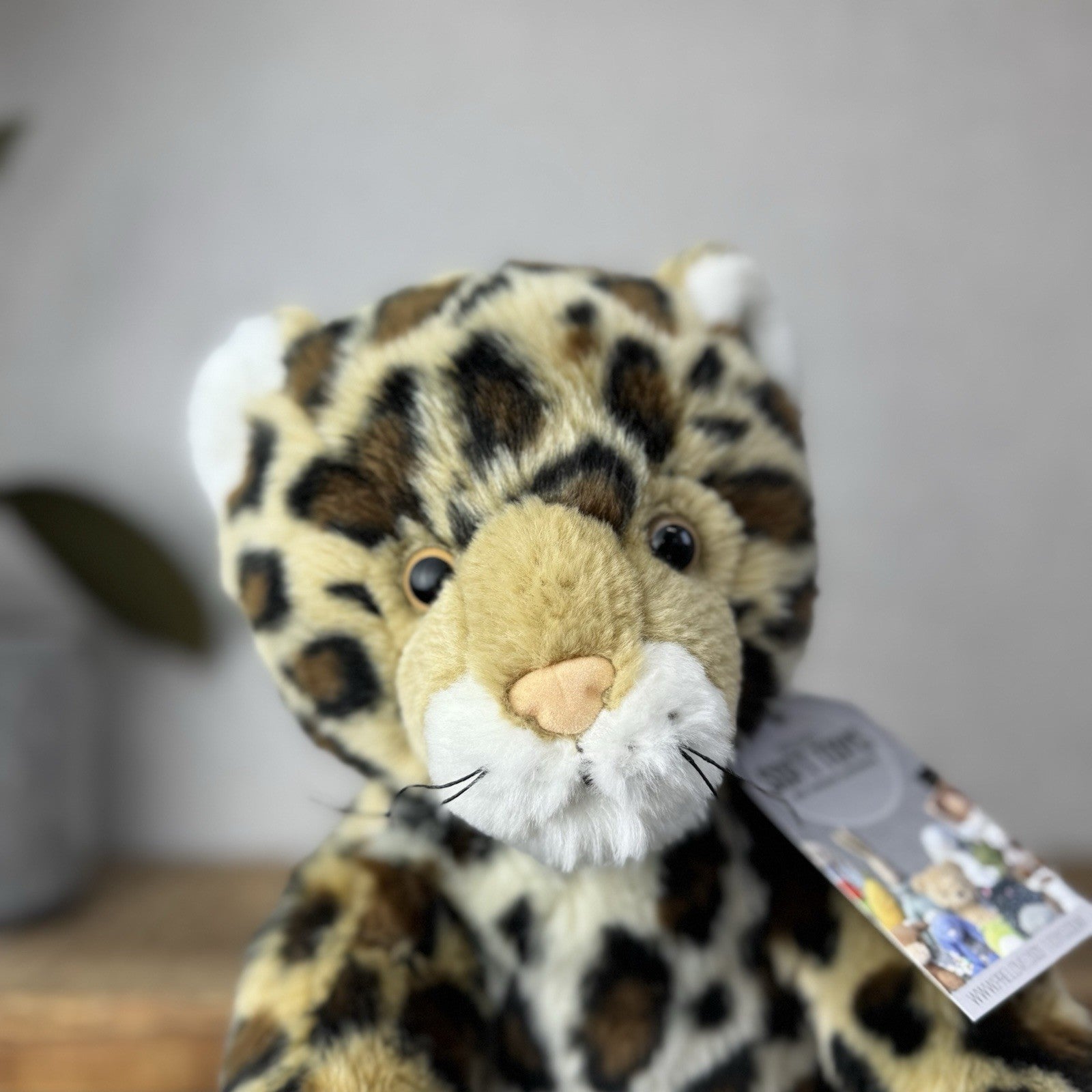 Build A Bear WWF Leopard Cheetah Plush Stuffed Animal 2012 World Wildlife 12"