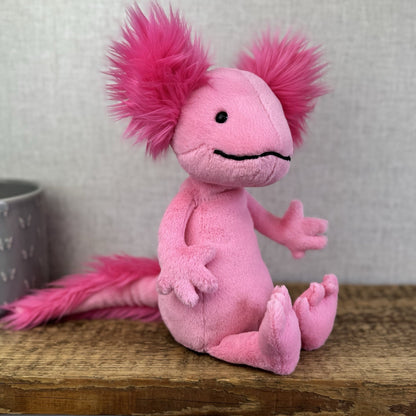 Jellycat Alice Axolotl Medium Retired New With Tags Sea creature Plush 12”