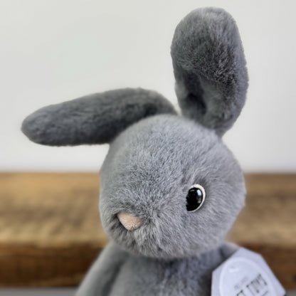 Jellycat Fuzzle Bunny Rabbit - Small Grey Fluffy Soft Toy Rare Retired Small 8"