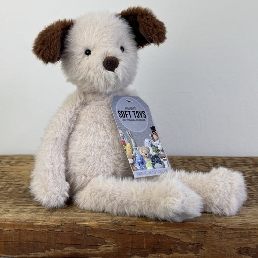 Jellycat Sweetie Puppy - Medium Fluffy Beige Puppy Dog Retired/Rare 12"