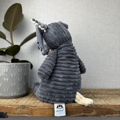 Jellycat Cordy Roy Gray/Grey Puppy Dog - French Bulldog Plush Corduroy 16"