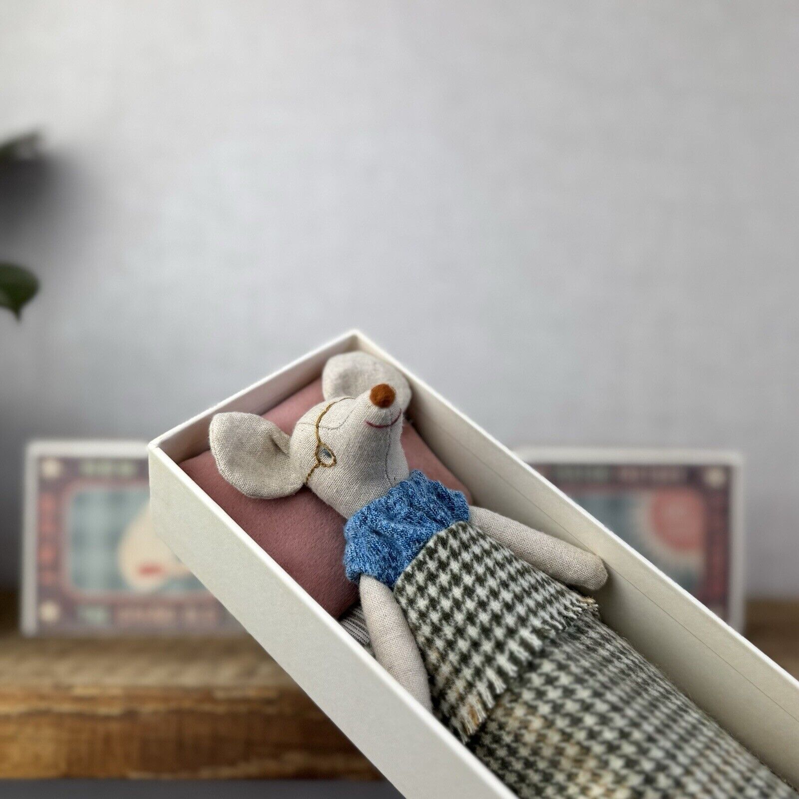 Maileg Grandpa & Grandma Mice - Grandparents In A Box Brand New 16-1743-01