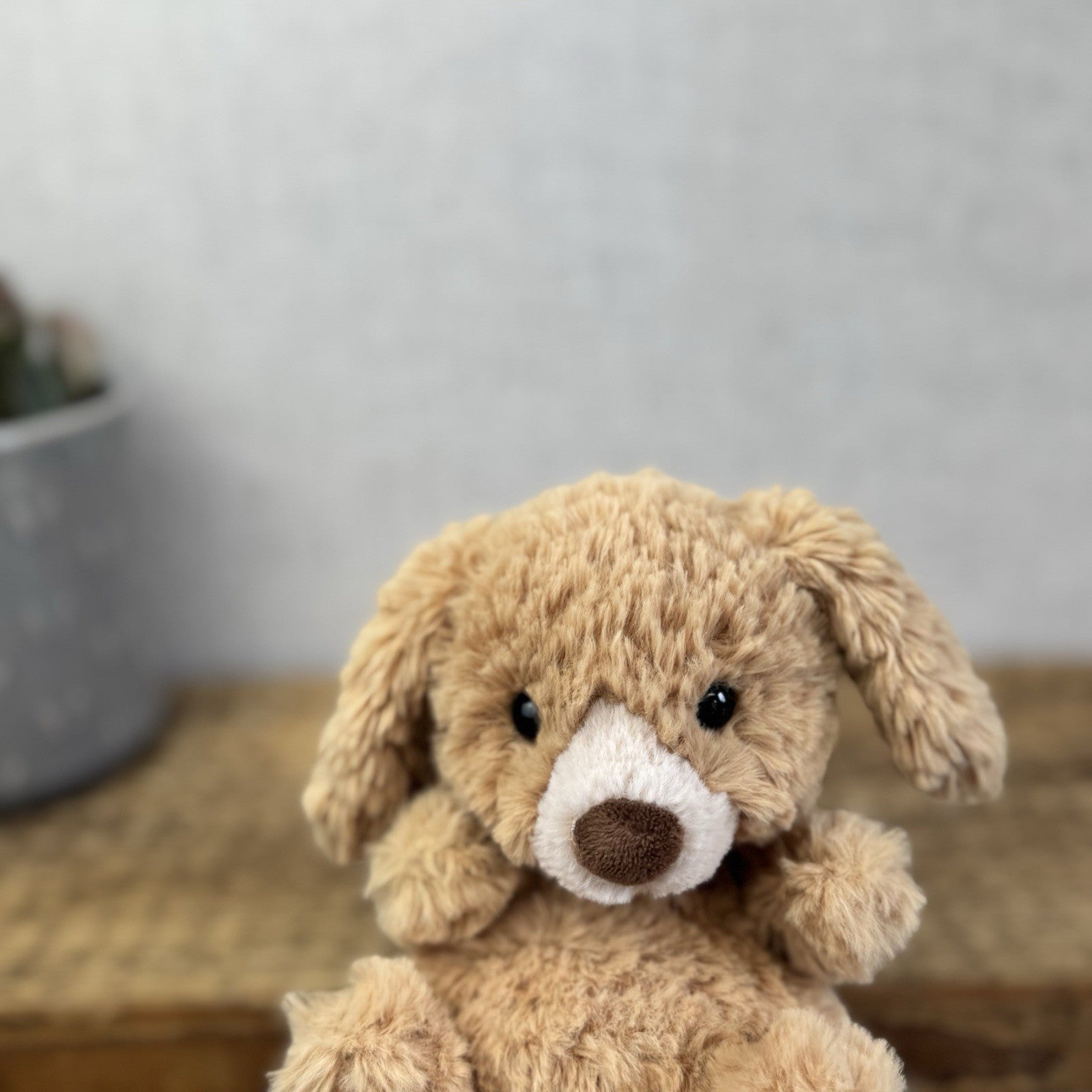Jellycat Yummy Puppy - Beige/brown Yummy Puppy Small Textured Dog Puppy 6"
