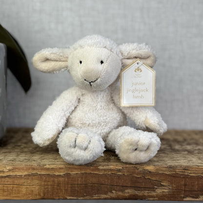 Jellycat Jellykitten Junior Jinglejack Lamb - Vintage Tiny Lamb (Slackajack) 9”