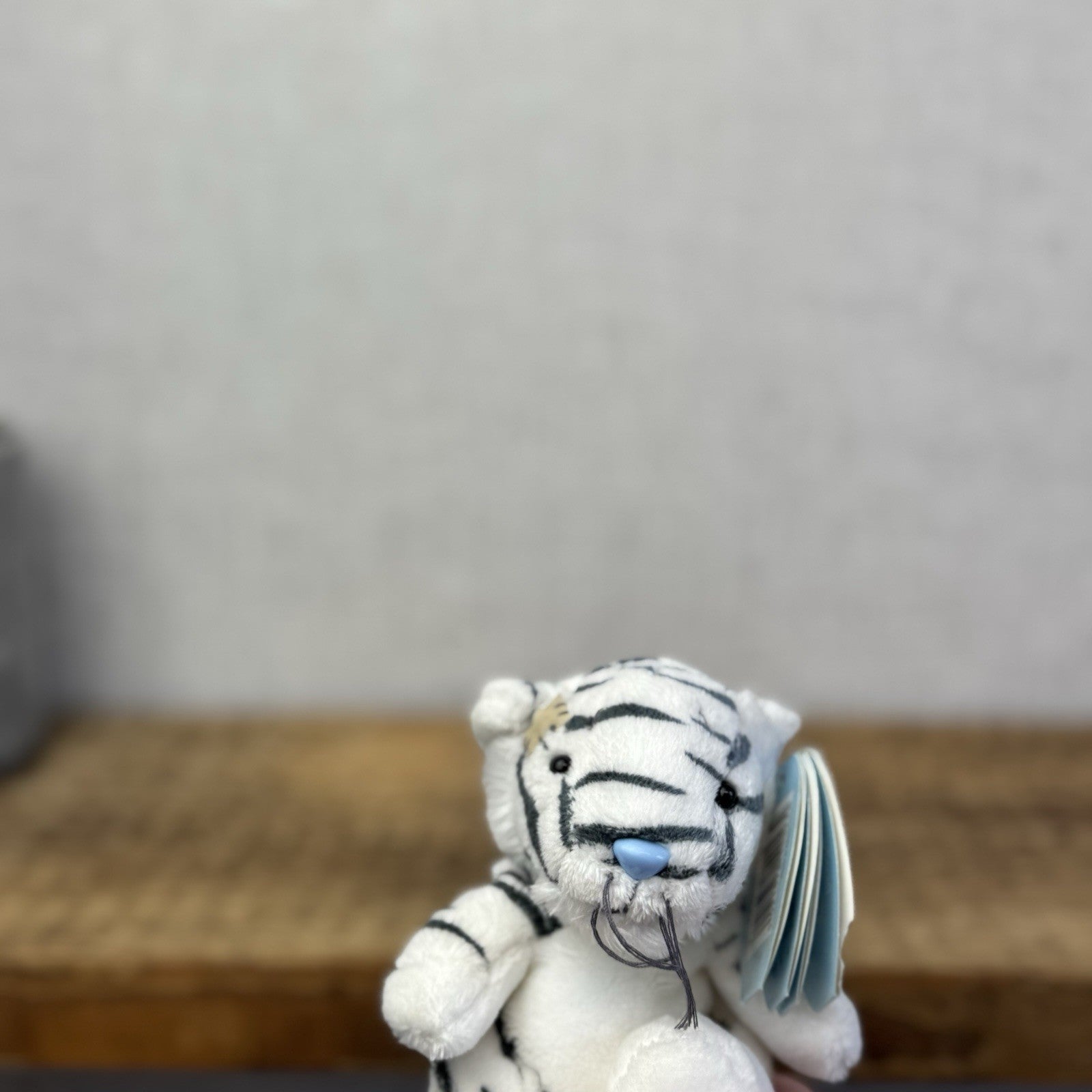 Blue Nose Friends Tiger Bengal Number 85 5" (#2) Mini White Tiger Beanie Plush