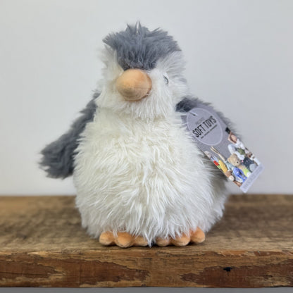 Jellycat Small Rolbie Penguin - Fluffy Grey Plump Penguin Beanie Retired 8"