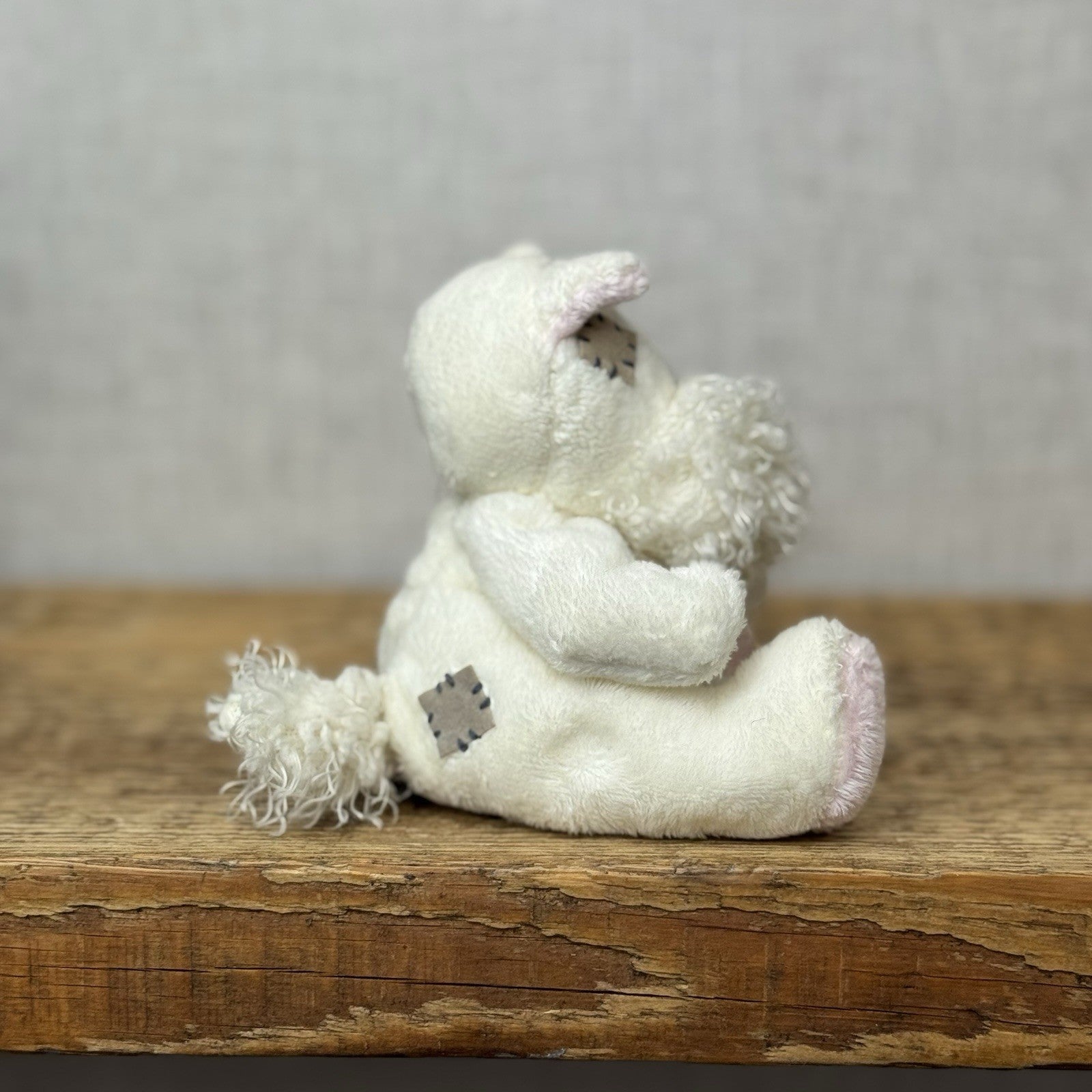 Blue Nose Friends - Digger Westie Dog #24 Pink/White Miniature Plush NWT 5"