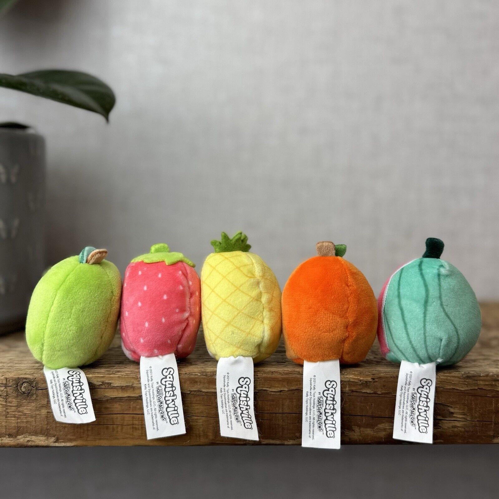 Squishmallow Squishville - Fruit Squad, Apple, Melon, Pineapple Etc 2”