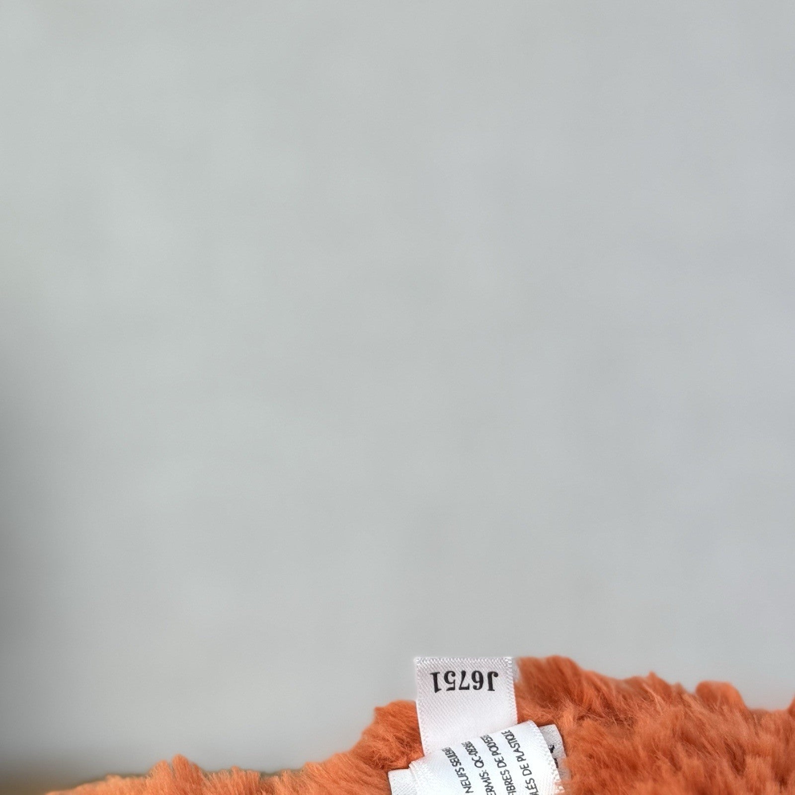 Jellycat Crumble Fox Orange Soft Plush Toy - Textured Red Fox Beanie Plush 12"