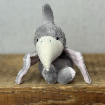 Blue Nose Friends Crest Pterosaur Dinosaur Miniature Pink/Grey Plush #117