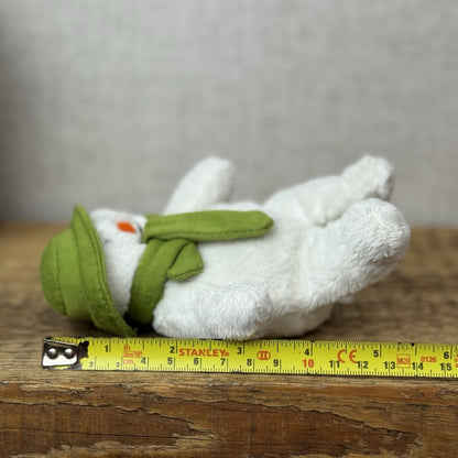 The Snowman Mini Soft Toy Baby Beanie - Christmas Rainbow Designs - R Briggs 5”