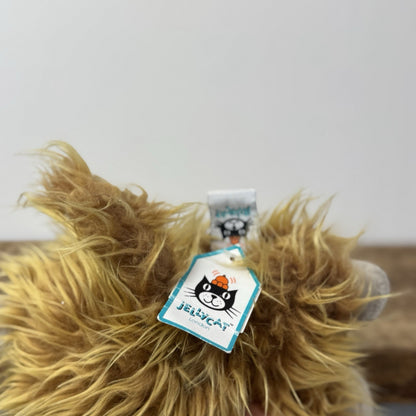 Jellycat Small Truffles Highland Cow - Small Pillow Soft Toy Vintage 7" With Tag