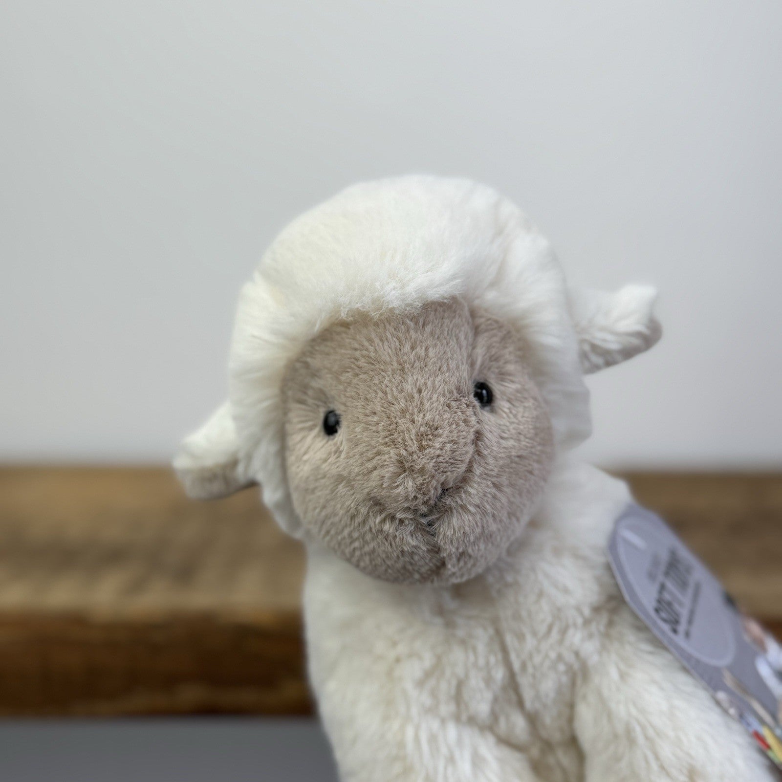 Jellycat Small Libby Lamb - Small Fluffy Lamb Soft Toy Sitting Retired 8"