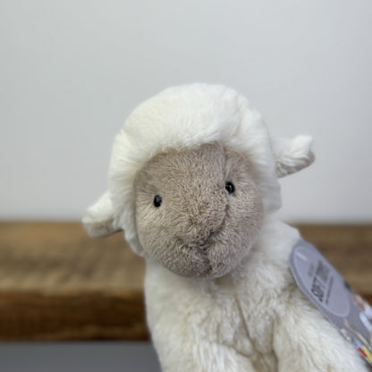 Jellycat Small Libby Lamb - Small Fluffy Lamb Soft Toy Sitting Retired 8"