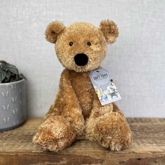 Jellycat Large Tumbler Bear - Large Scruffy Cute Bear Soft Toy Plush Vintage 16”