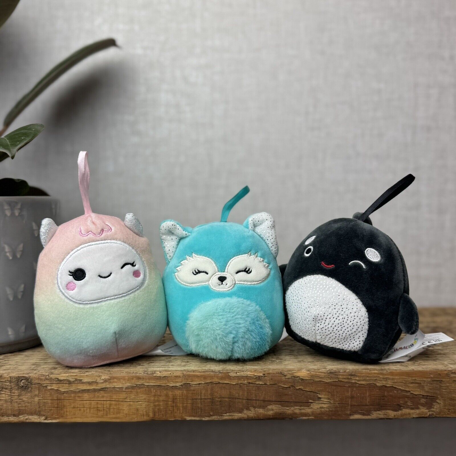 Squishmallow Christmas Bright Squad Ornaments - 4 inch Hangings Holiday Squish