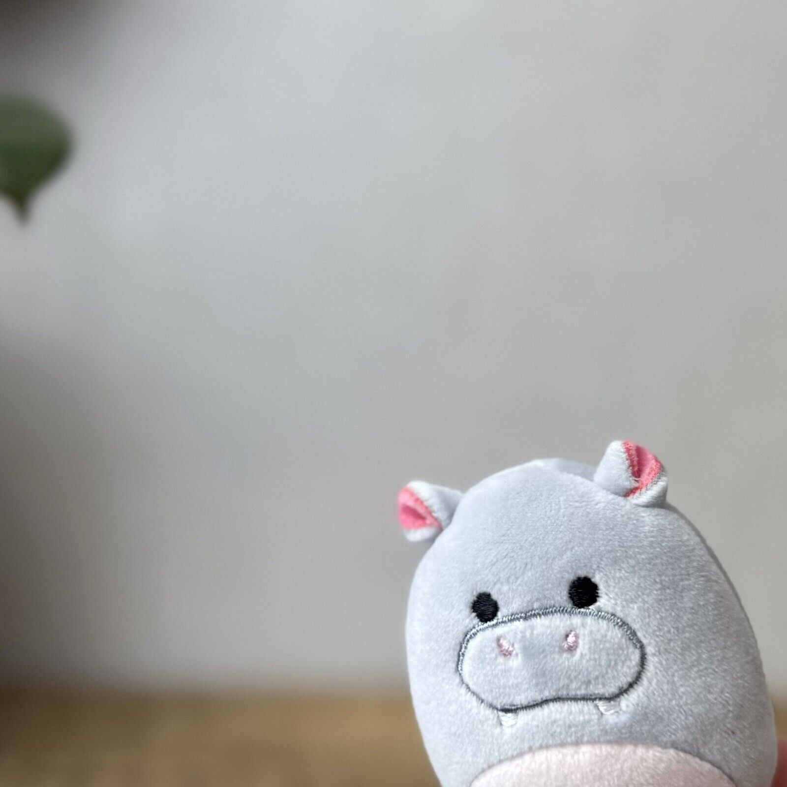 Squishmallow Squishville - Benedict The Grey Hippo - Tiny Hippo Squishmallow 2”
