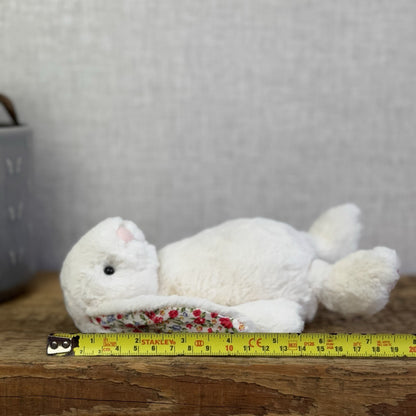 Jellycat Small Bashful Cream Blossom - Cream Bunny Floral Ears & Feet 8”