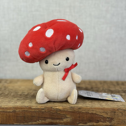 Jellycat Fun-Guy Robbie Red Mushroom Jellycat Plush Cute Kawaii Small 8”