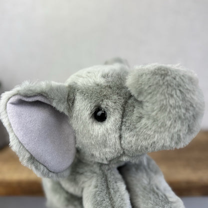 TY Classic Beanie Buddies Spout - Grey Beanbag Plush Elephant Grey 1997