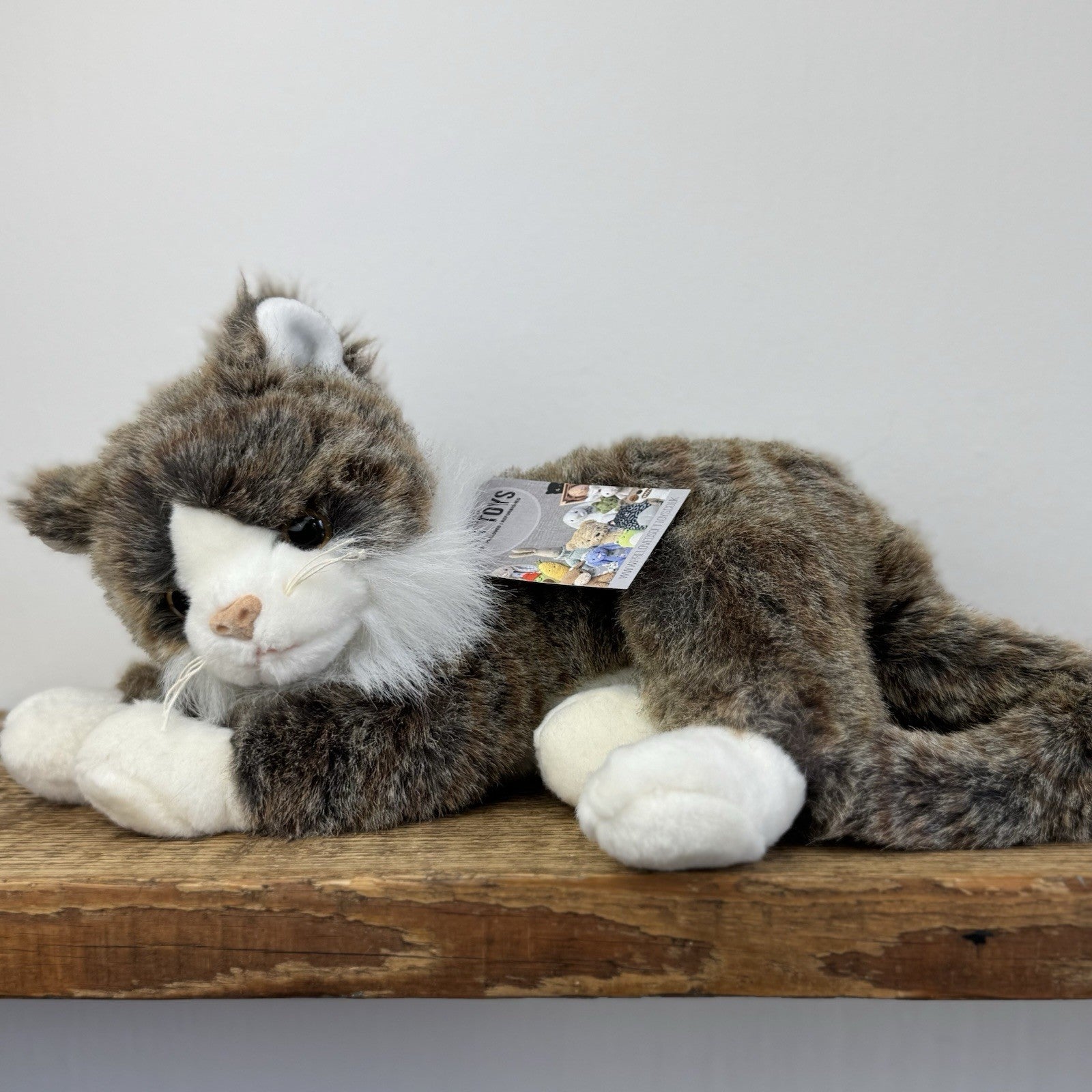 TY Classic Cat - O‘’malley The Cat Tortoise Brown/grey Mix Beanie Kitten Rare