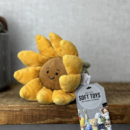 Jellycat Fleury Sunflower Soother - Flower Comfort Blanket Baby Girl Summer Gift
