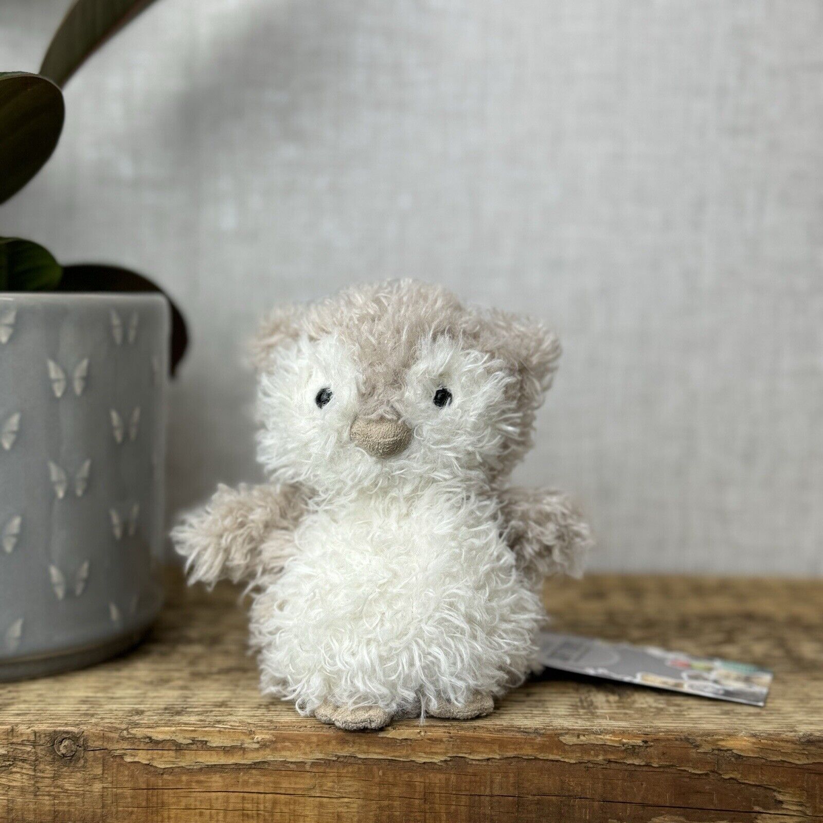 Jellycat Really Little Owl - Tiny Owl Jellycat Soft Toy Beanie Tiny Plush 6"