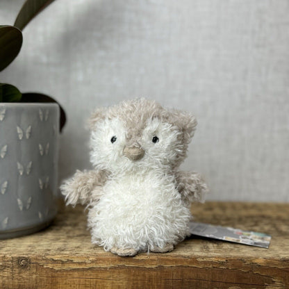 Jellycat Really Little Owl - Tiny Owl Jellycat Soft Toy Beanie Tiny Plush 6"
