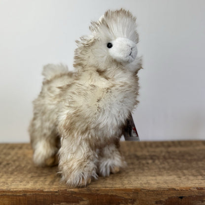 Douglas Alice Alpaca Stuffed Animal Soft Toy - Realistic Soft Toy Fluffy 10"