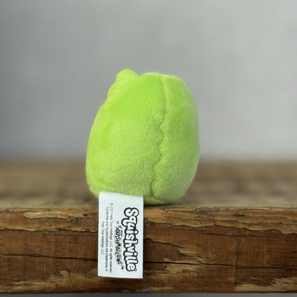 Squishmallow Squishville - Owen Owl Lime Green Squishville Tiny 2" (#2)